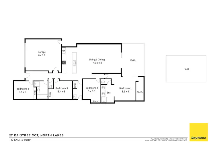 Floorplan of Homely house listing, 27 Daintree Circuit, North Lakes QLD 4509