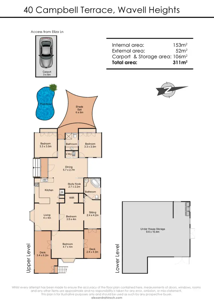 Floorplan of Homely house listing, 40 Campbell Terrace, Wavell Heights QLD 4012