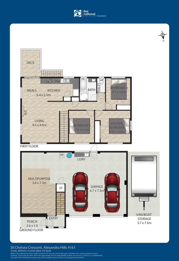 Floorplan of Homely house listing, 30 Chelsea Crescent, Alexandra Hills QLD 4161
