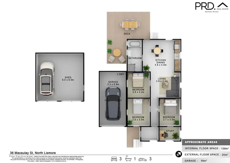 Floorplan of Homely house listing, 36 Macaulay Street, North Lismore NSW 2480