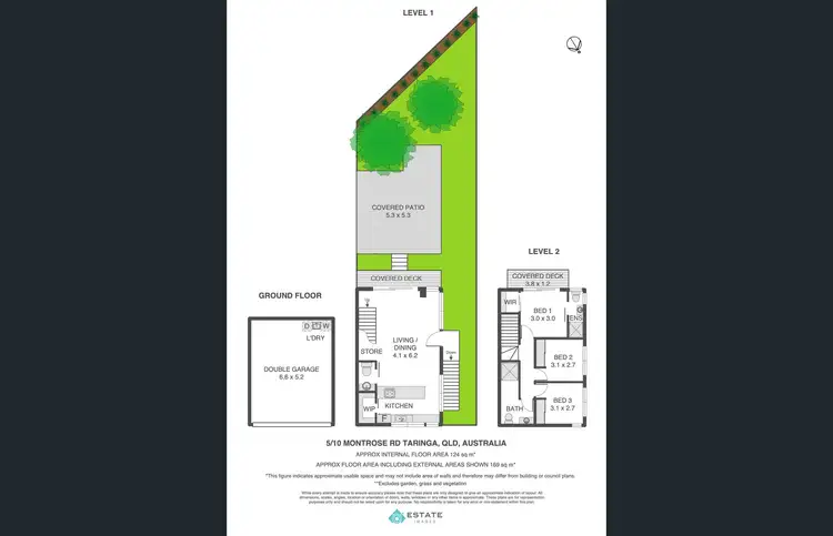 Floorplan of Homely townhouse listing, 5/10 Montrose Road, Taringa QLD 4068