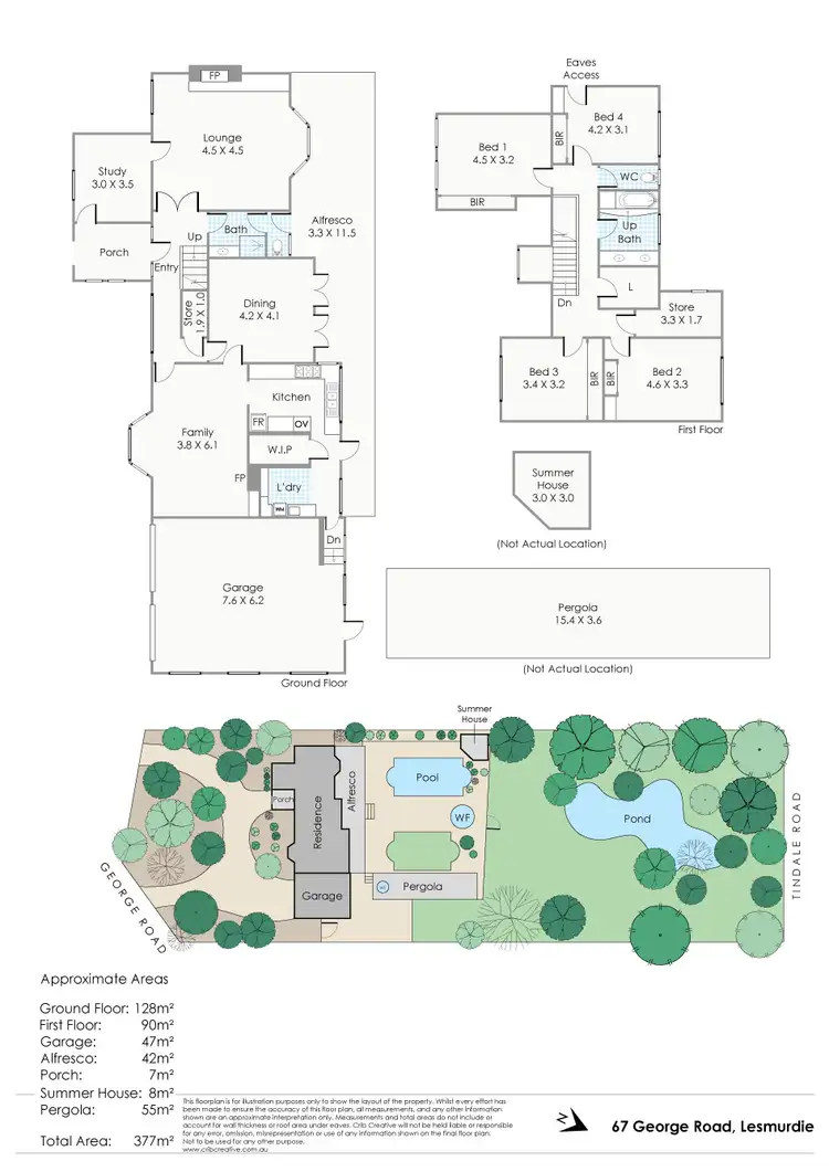 Floorplan of Homely house listing, 67 George Road, Lesmurdie WA 6076