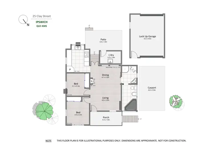 Floorplan of Homely house listing, 25 Clay Street, Ipswich QLD 4305