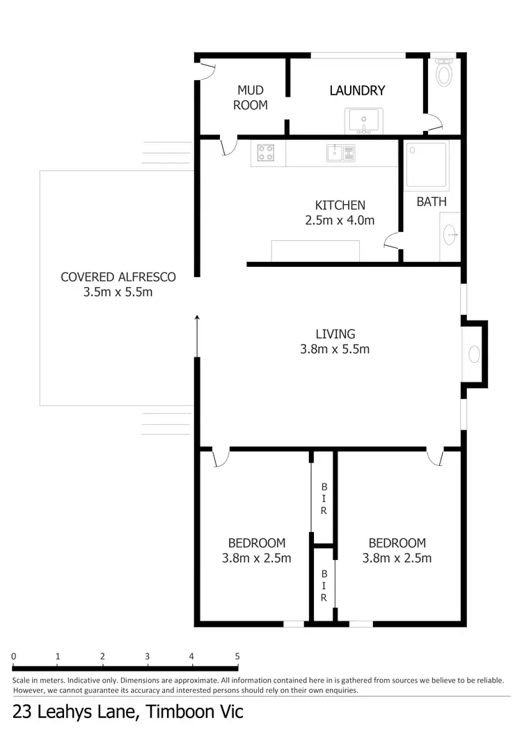 Floorplan of Homely house listing, 23 Leahys Lane, Timboon VIC 3268