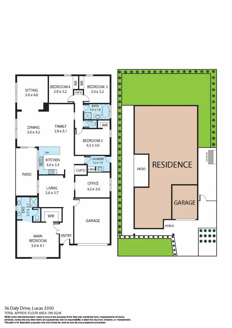 Floorplan of Homely house listing, 56 Daly Drive, Lucas VIC 3350