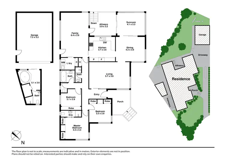 Floorplan of Homely house listing, 3 Wedge Court, Glen Waverley VIC 3150