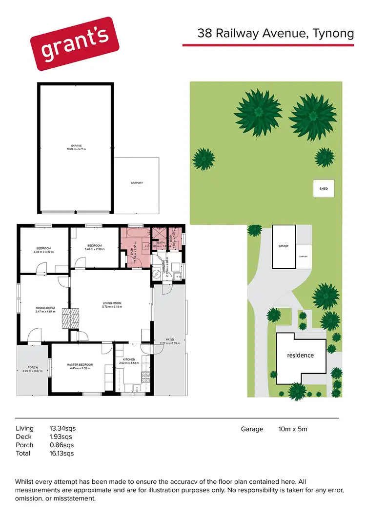Floorplan of Homely house listing, 38 Railway Avenue, Tynong VIC 3813