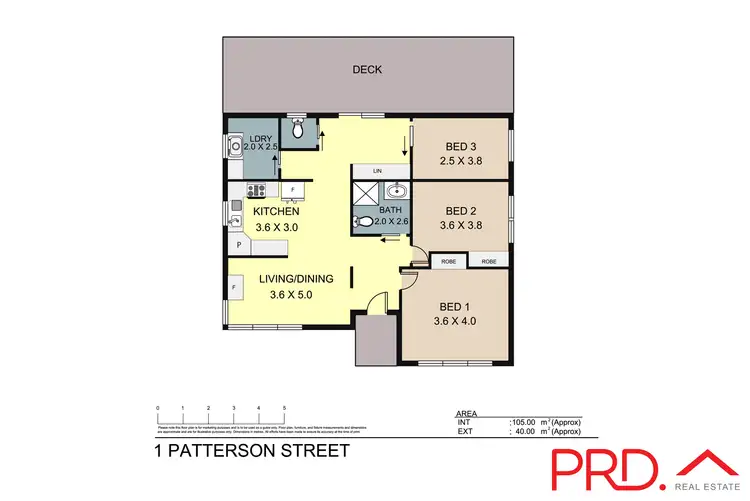 Floorplan of Homely house listing, 1 Patterson Street, Tamworth NSW 2340