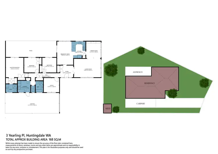 Floorplan of Homely house listing, 3 Yearling Place, Huntingdale WA 6110