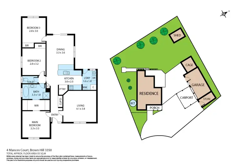 Floorplan of Homely house listing, 4 Mancev Court, Brown Hill VIC 3350