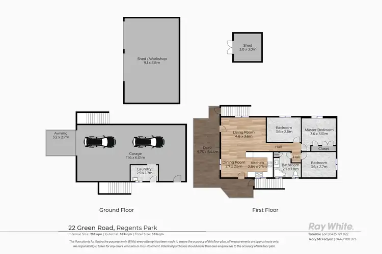 Floorplan of Homely house listing, 22 Green Road, Regents Park QLD 4118