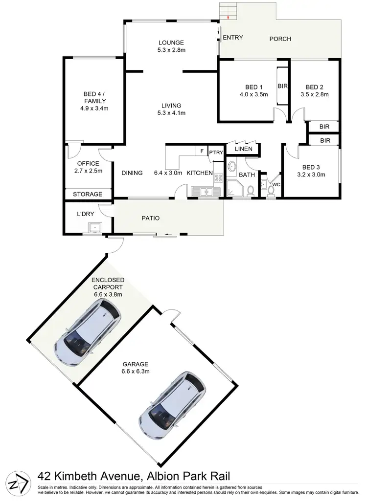 Floorplan of Homely house listing, 42 Kimbeth Crescent, Albion Park Rail NSW 2527