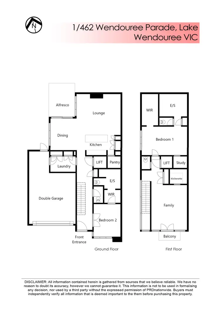 Floorplan of Homely house listing, 1/462 Wendouree Parade, Lake Wendouree VIC 3350