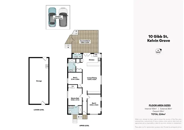 Floorplan of Homely house listing, 10 Gibb Street, Kelvin Grove QLD 4059