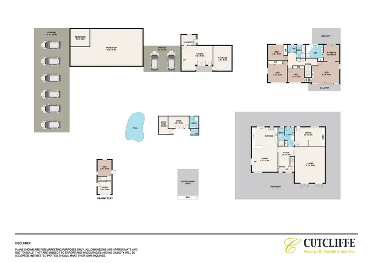 Floorplan of Homely rural property listing, 206 Sixth Avenue, Llandilo NSW 2747