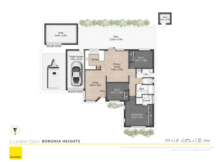 Floorplan of Homely house listing, 2 Lyndon Court, Boronia Heights QLD 4124