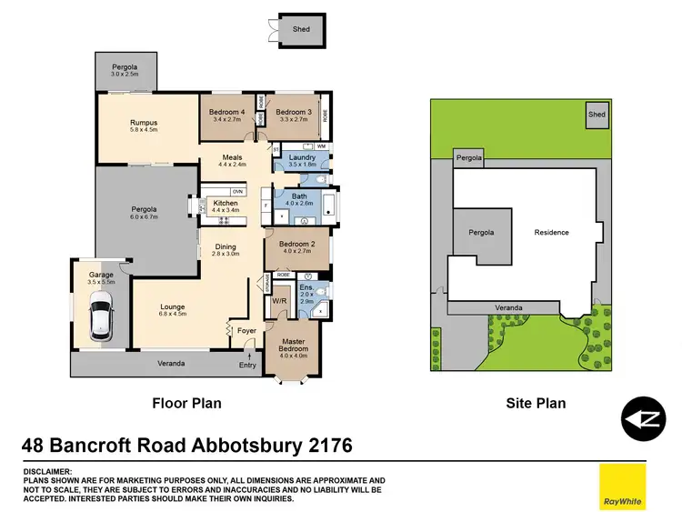 Floorplan of Homely house listing, 48 Bancroft Road, Abbotsbury NSW 2176
