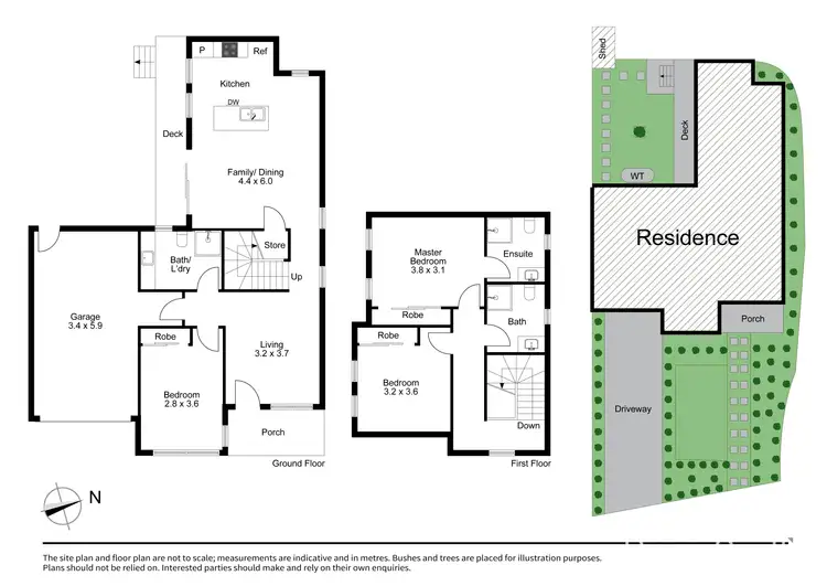 Floorplan of Homely townhouse listing, 1/19 Stanley Avenue, Mount Waverley VIC 3149