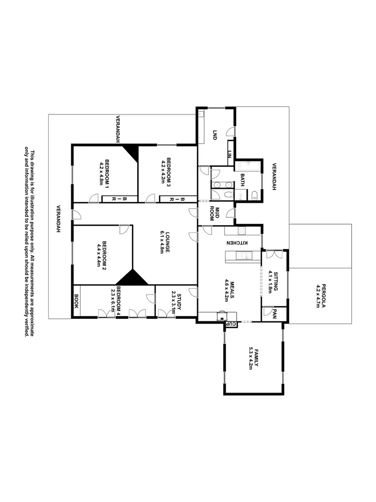 Floorplan of Homely house listing, 58 Riddoch Highway, Keith SA 5267