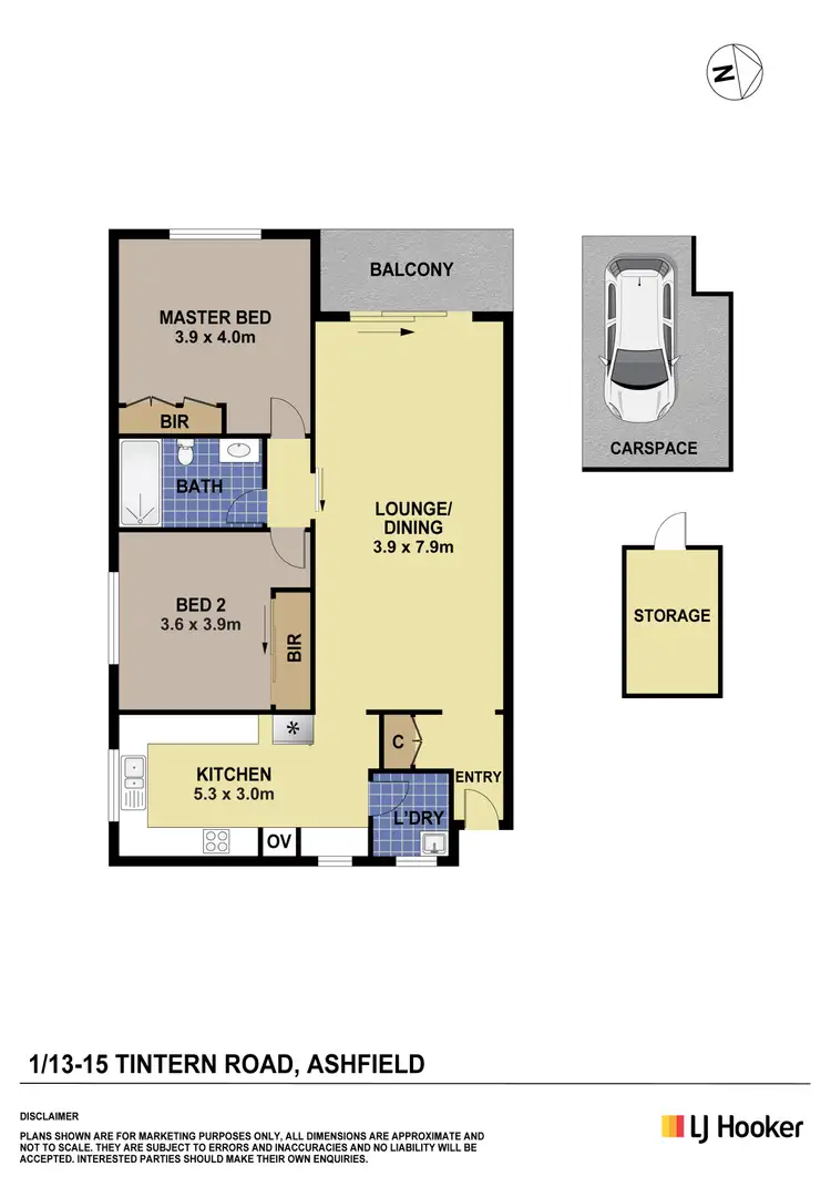 Floorplan of Homely unit listing, 1/13-15 Tintern Road, Ashfield NSW 2131