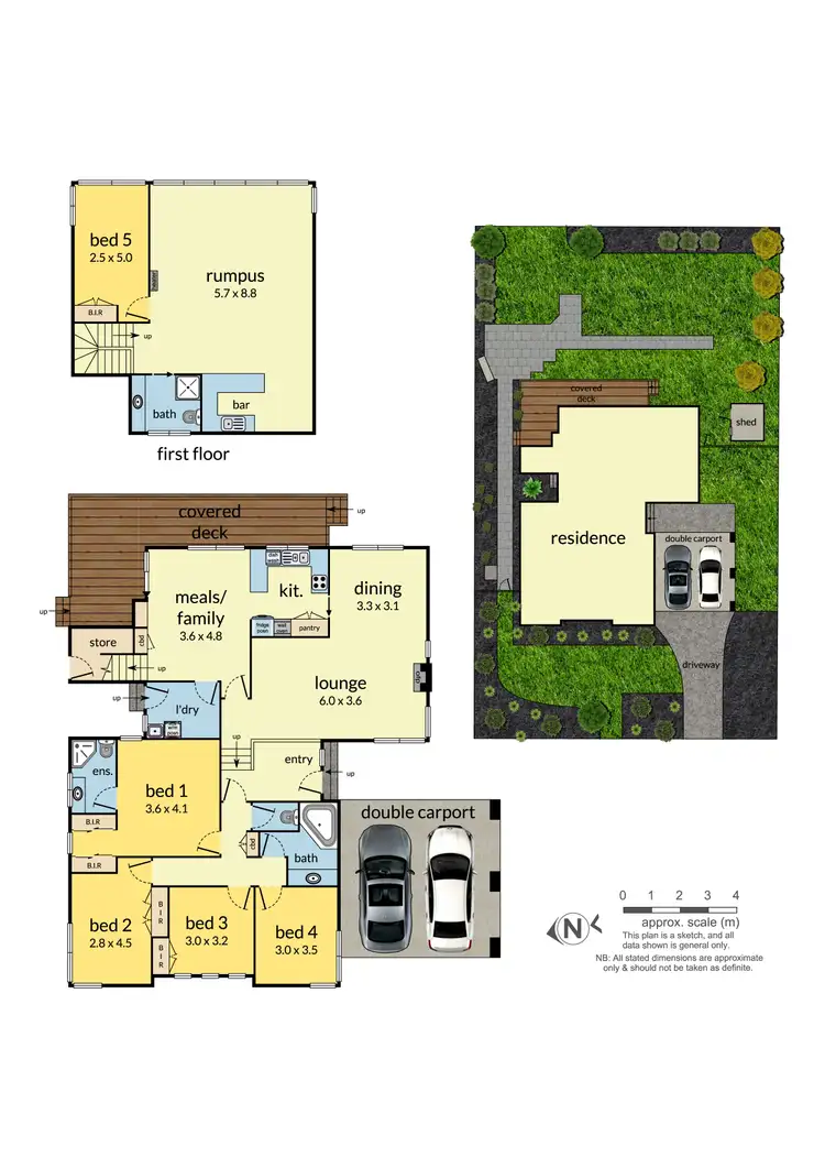 Floorplan of Homely house listing, 6 Glenville Road, Glen Waverley VIC 3150