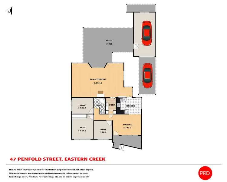 Floorplan of Homely house listing, 47 Penfold Street, Eastern Creek NSW 2766