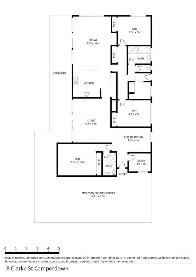 Floorplan of Homely house listing, 8 Clarke Street, Camperdown VIC 3260