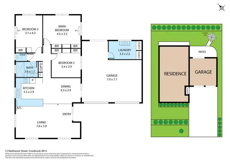 Floorplan of Homely house listing, 12 Mathiesen Street, Cranbrook QLD 4814