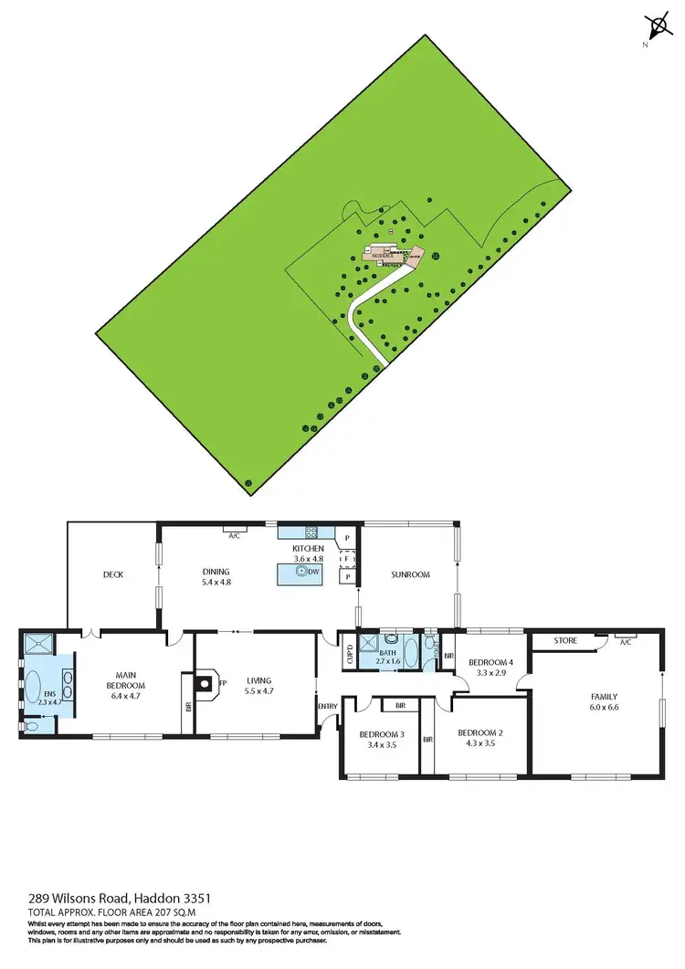 Floorplan of Homely house listing, 289 Wilsons Road, Haddon VIC 3351