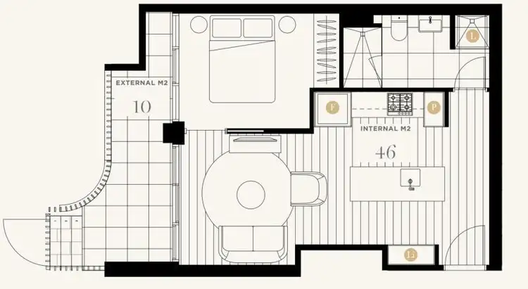 Floorplan of Homely apartment listing, G01/740 Station Street, Box Hill VIC 3128