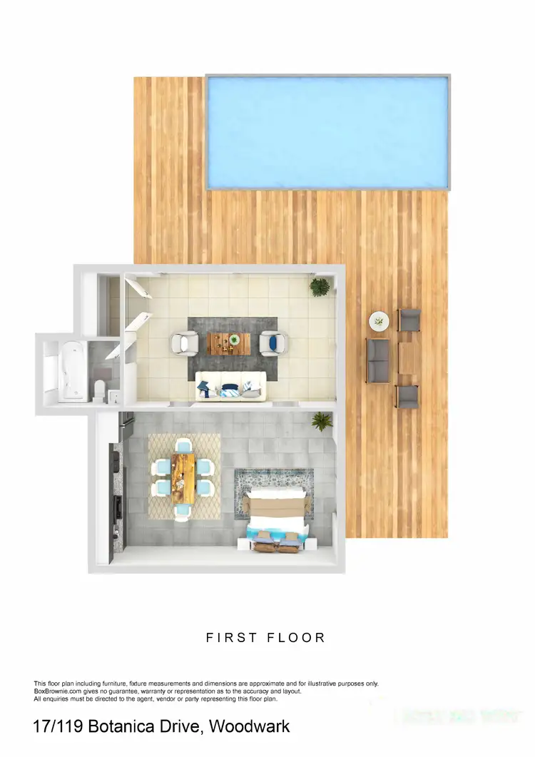 Floorplan of Homely house listing, 17/119 Botanica Drive, Woodwark QLD 4802
