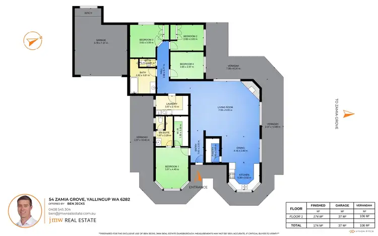 Floorplan of Homely house listing, 54 Zamia Grove, Yallingup WA 6282
