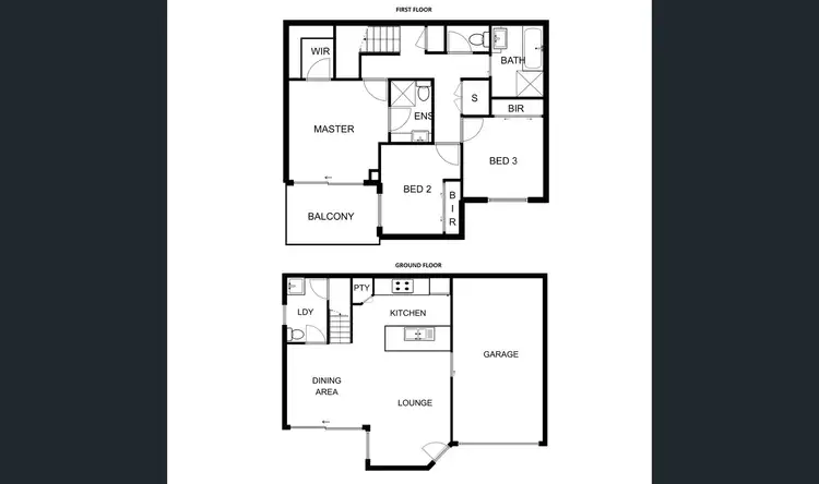 Floorplan of Homely townhouse listing, 17/48 Fleet Drive, Kippa-Ring QLD 4021