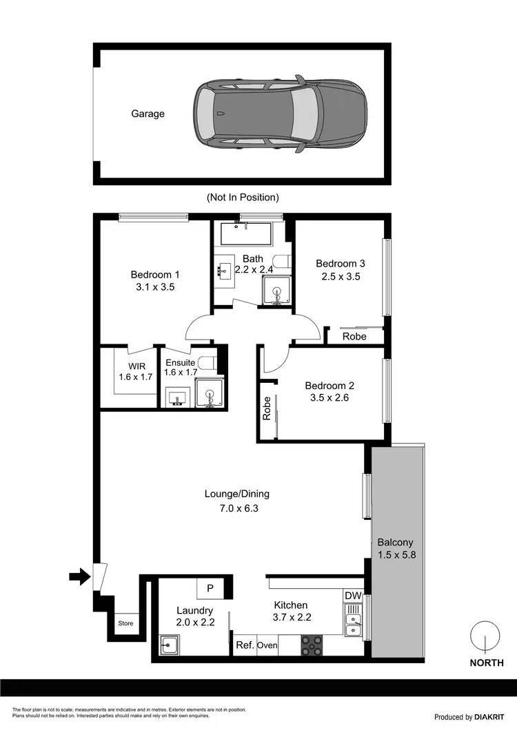 Floorplan of Homely apartment listing, 27/215-217 Peats Ferry Road, Hornsby NSW 2077