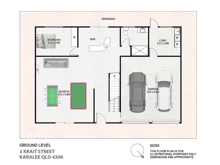 Floorplan of Homely house listing, 3 Krait Street, Karalee QLD 4306