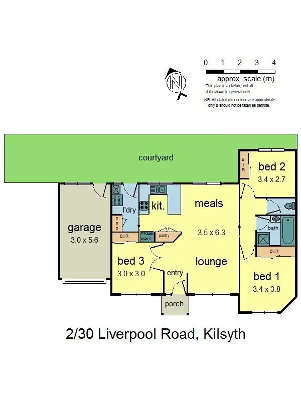 Floorplan of Homely unit listing, 2/30 Liverpool Road, Kilsyth VIC 3137