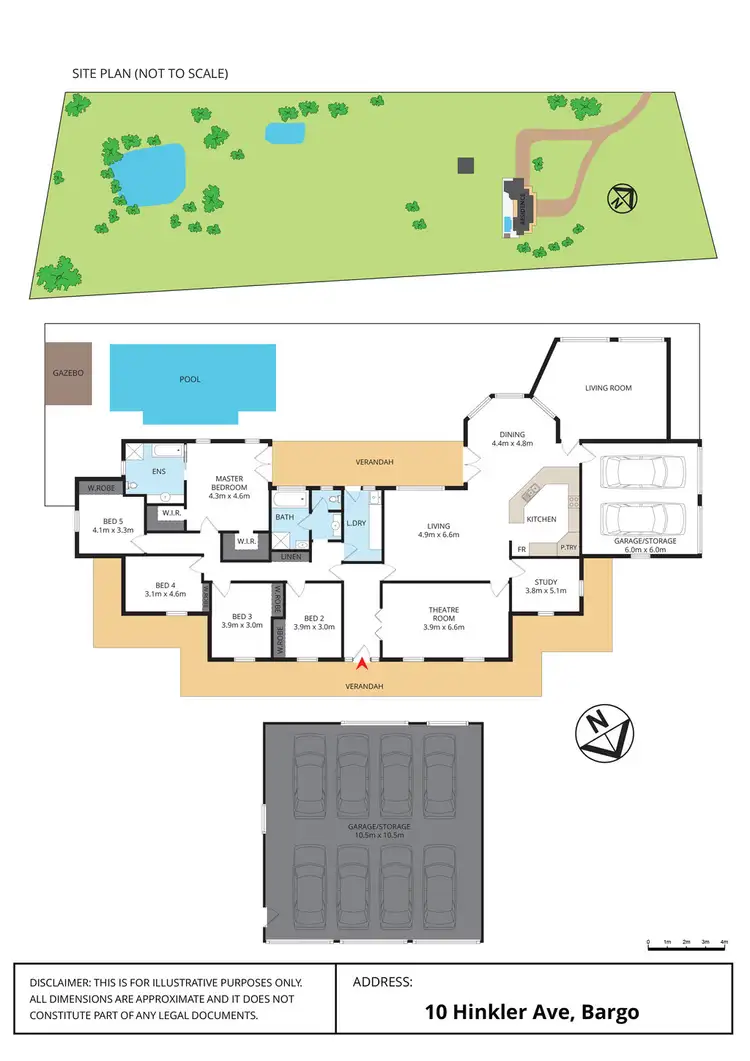 Floorplan of Homely house listing, 10 Hinkler Avenue, Bargo NSW 2574