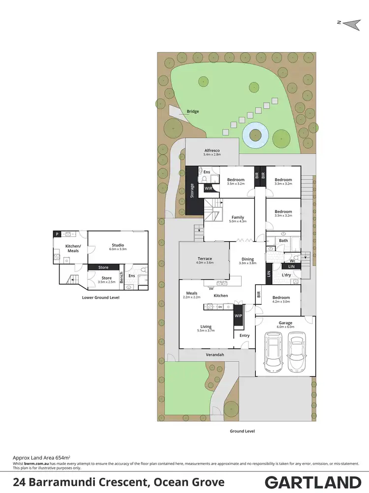 Floorplan of Homely house listing, 24 Barramundi Crescent, Ocean Grove VIC 3226