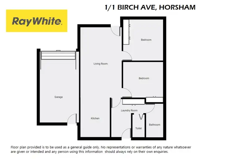 Floorplan of Homely house listing, 1/1 Birch Avenue, Horsham VIC 3400
