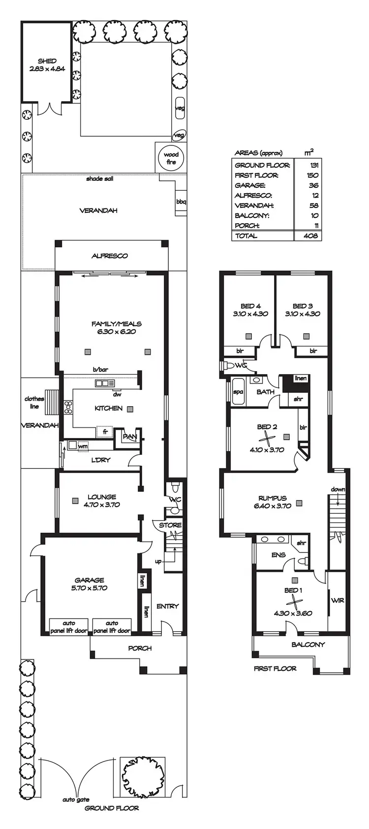 Floorplan of Homely house listing, 45a Angas Avenue, Vale Park SA 5081