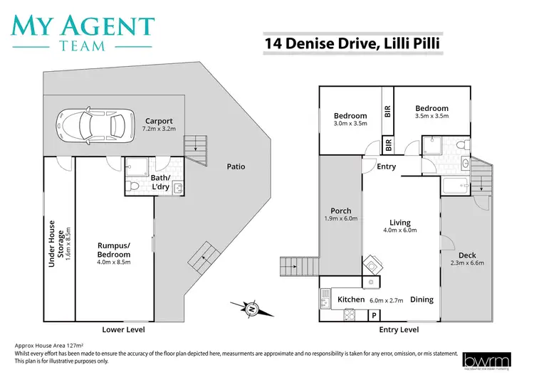 Floorplan of Homely house listing, 14 Denise Drive, Lilli Pilli NSW 2536