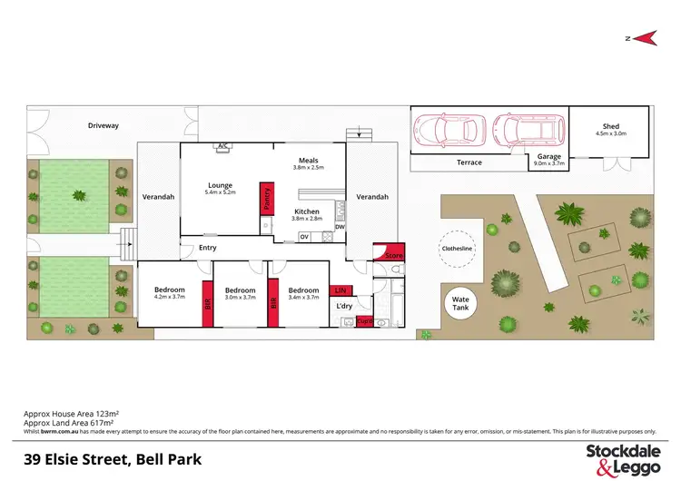 Floorplan of Homely house listing, 39 Elsie Street, Bell Park VIC 3215
