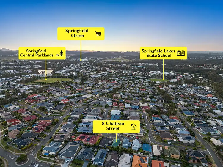 Floorplan of Homely house listing, 8 Chateau Street, Springfield Lakes QLD 4300