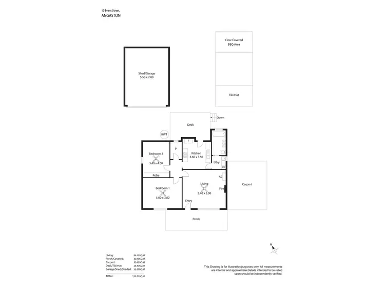Floorplan of Homely house listing, 10 Evans Street, Angaston SA 5353