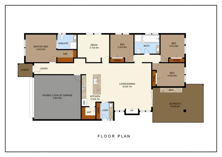 Floorplan of Homely house listing, 28 Gowanlea Avenue, Elizabeth Hills NSW 2171