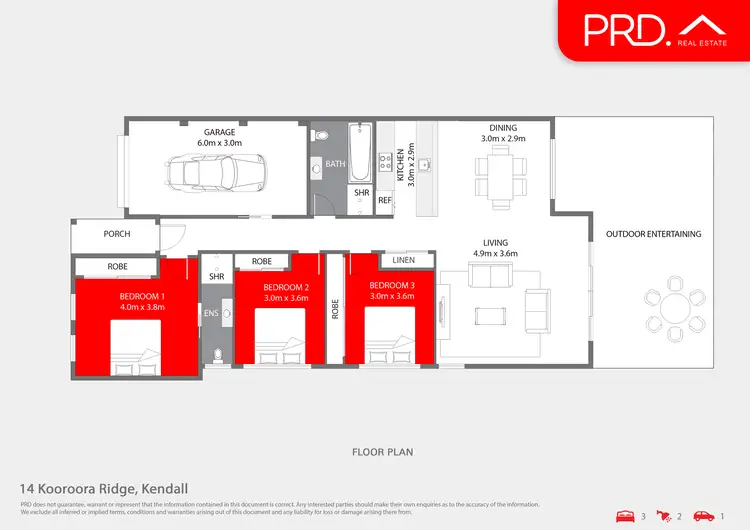 Floorplan of Homely house listing, 14 Kooroora Ridge, Kendall NSW 2439