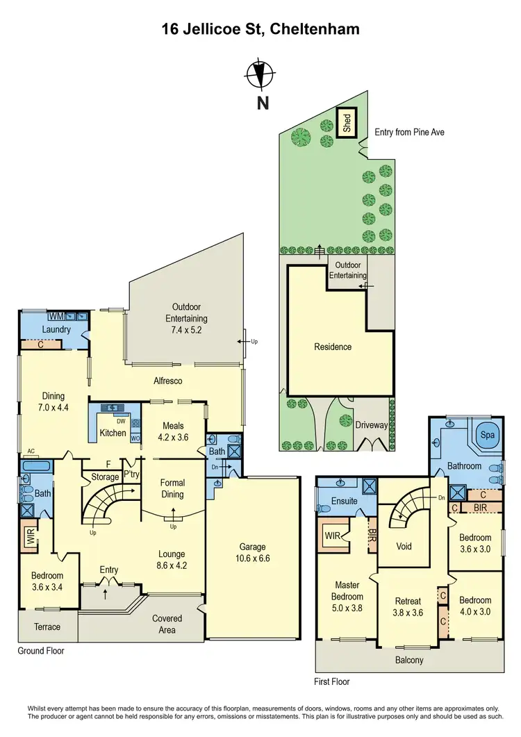 Floorplan of Homely house listing, 16 Jellicoe Street, Cheltenham VIC 3192
