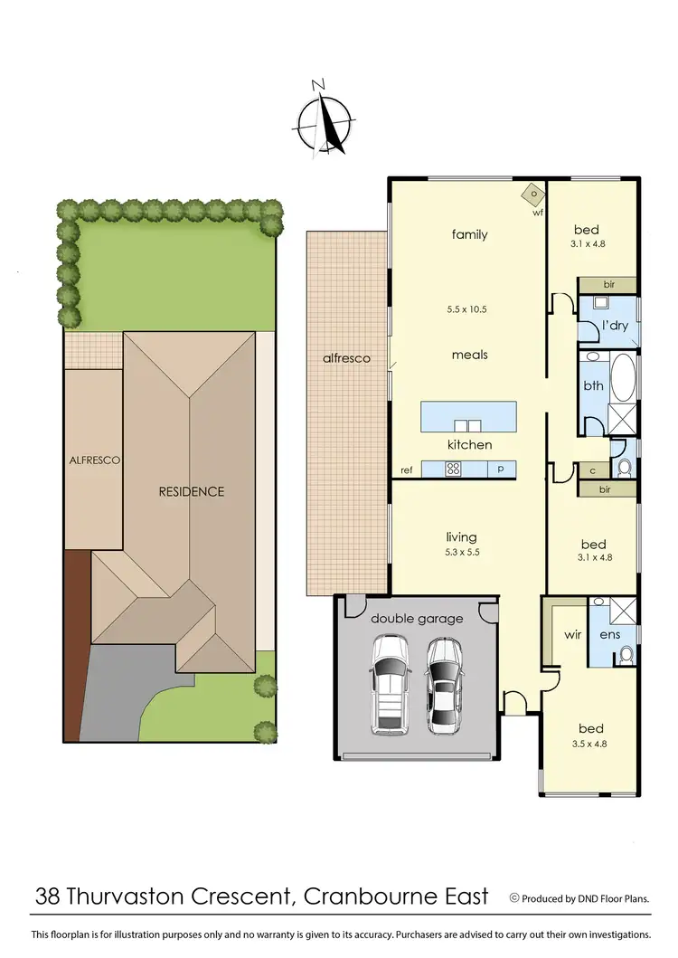 Floorplan of Homely house listing, 38 Thurvaston Crescent, Cranbourne East VIC 3977