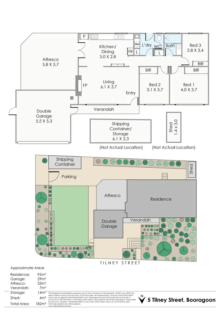 Floorplan of Homely house listing, 5 Tilney Street, Booragoon WA 6154