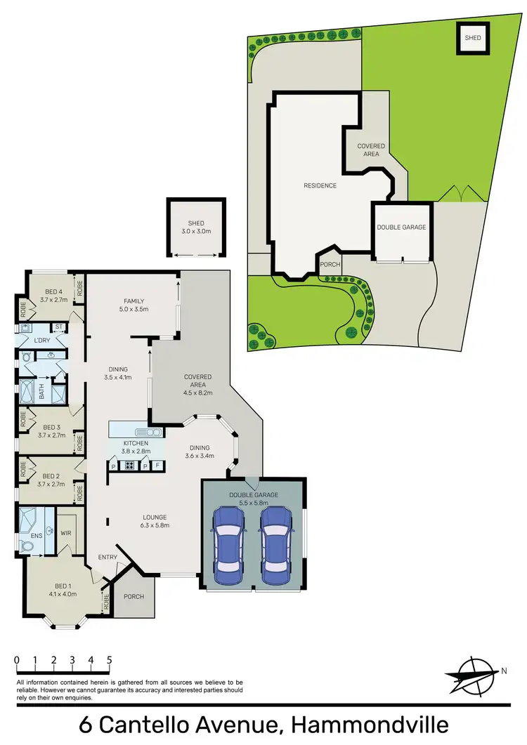 Floorplan of Homely house listing, 6 Cantello Avenue, Hammondville NSW 2170